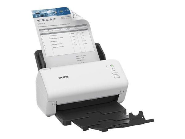 Brother ADS-4100 - Dokumentskanner - Dobbel CIS - Dupleks - A4 - 600 dpi x 600 dpi - inntil 35 spm (mono) / inntil 35 spm (farge) - ADF (60 ark) - ...