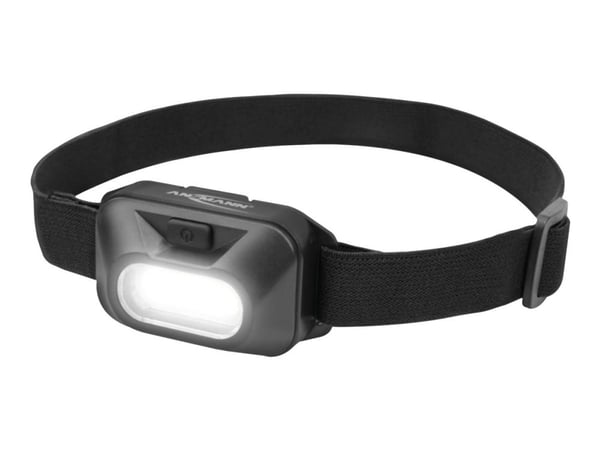 ANSMANN HD120B - Hodelykt - LED (COB) - 1 W - svart