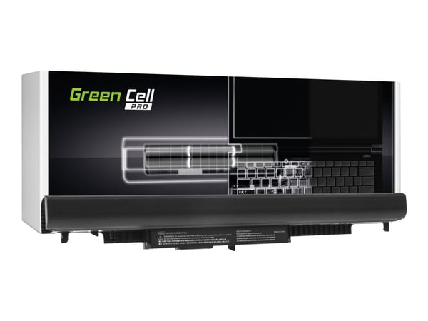Green Cell PRO - Batteri til bærbar PC (tilsvarer: HP HS04) - litiumion - 4-cellers - 2600 mAh - svart - for HP 15-acXXX, 15-afXXX, 250 G4, 250 G5,...