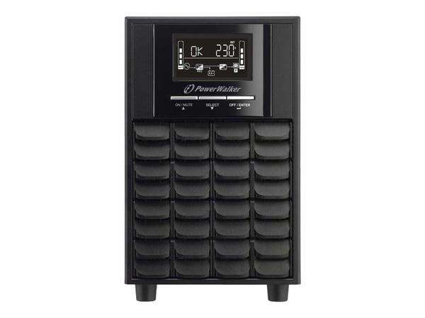 PowerWalker VI 3000 CW FR - UPS - AC 162 - 290 V - 2100 Watt - 3000 VA - 9 At - RS-232, USB - lähtöliitännät: 3 kappaletta