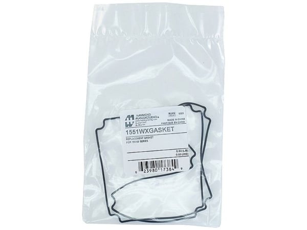 Hammond Electronics 1551WXGASKET tetning silikon sort (B x H) 80 mm x 80 mm 2 stk