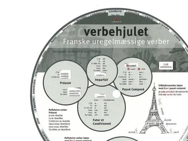 Verbehjulet, Ranskan epäsäännölliset verbit | Dorte Fristrup;Hanne Leth Andersen | Kieli: Tanska