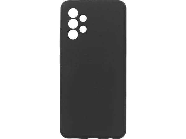 eSTUFF - Takakuori matkapuhelimelle - silikoni - musta - Samsung Galaxy A32:lle