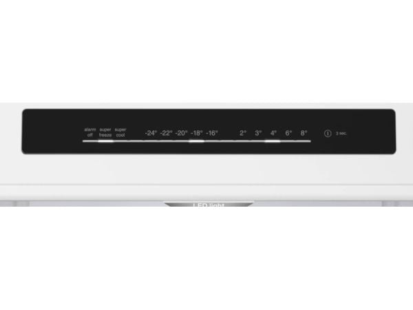Bosch Serie | 4 KGN39VXBT - Kjøleskap/fryser - bunnfryser - bredde: 60 cm - dybde: 66.5 cm - høyde: 203 cm - 363 liter - Klasse B - svart inox