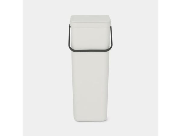 Brabantia Sort & Go, 40 l, Rektangulær, Plast, Lysegrå, Manuell, Belgia