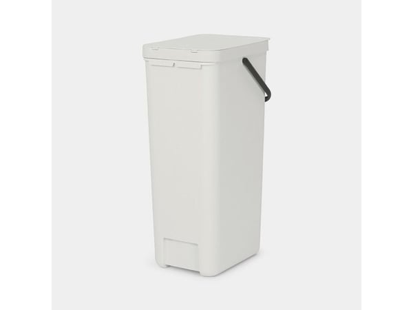 Brabantia Sort & Go, 40 l, Rektangulær, Plast, Lysegrå, Manuell, Belgia
