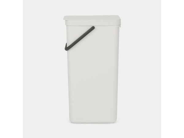 Brabantia Sort & Go, 40 l, Rektangulær, Plast, Lysegrå, Manuell, Belgia