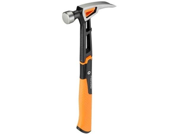Fiskars 1020213, Kløhammer, Stål, Svart, Stål, Gul, 136 mm, 32 mm, 342 mm