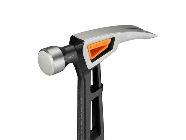 Fiskars 1020213, Kløhammer, Stål, Svart, Stål, Gul, 136 mm, 32 mm, 342 mm