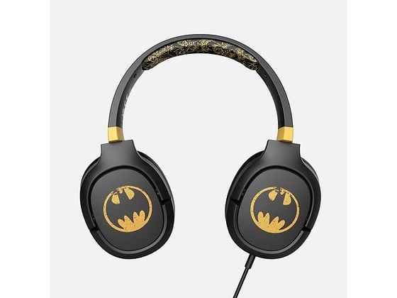OTL Technologies DC Comics Batman Pro G1, Langallinen, Pelaaminen, 230 g, Kuulokkeet, Musta, Kulta