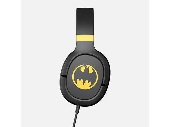 OTL Technologies DC Comics Batman Pro G1, Langallinen, Pelaaminen, 230 g, Kuulokkeet, Musta, Kulta