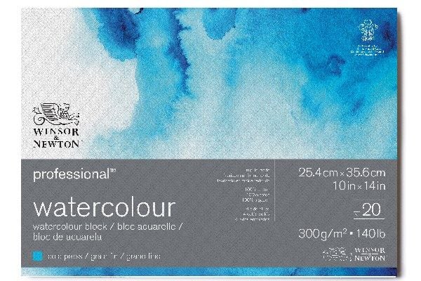 Watercolour pad proff cold press 300 g 26x36 cm 20 ark
