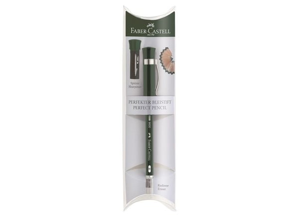 Faber-Castell CASTELL 9000 - Blyant - B - med viskelær