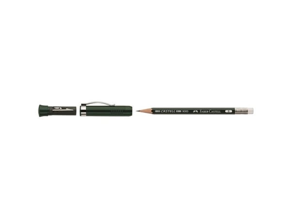 Faber-Castell CASTELL 9000 - Blyant - B - med viskelær