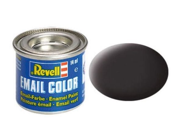 Emalje 14 ml. tar black, matt