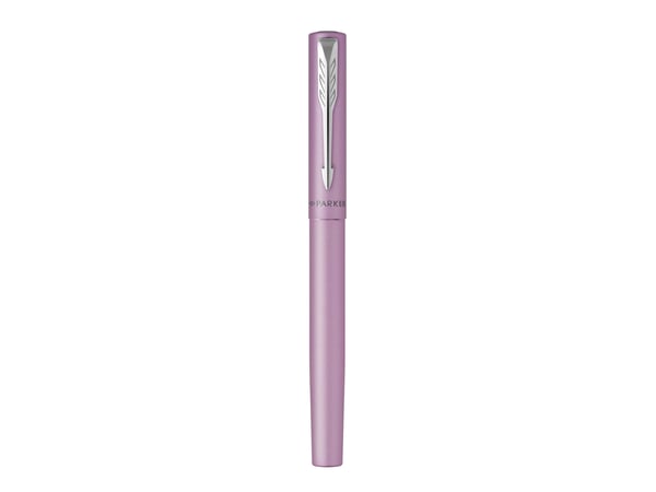 Parker Vector XL, lila, Påfyllning med bläckpatronssystem, Blå, Rostfritt stål, Medium, Ambidextrous