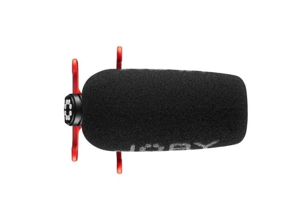 Joby JB01675-BWW, Digitalt kamera, 35 - 20000 Hz, Koblet med ledninger (ikke trådløs), 3.5 mm (1/8"), Sort, Rød, Akrylonitril-butadien-styren (ABS)...