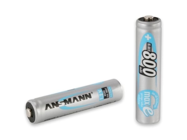 ANSMANN maxE - Akku 2 x AAA - NiMH - (ladattava) - 800 mAh