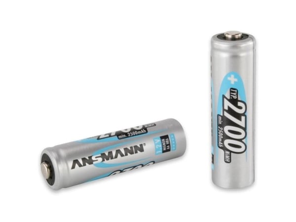ANSMANN Energy Mignon - Batteri 2 x AA-type - NiMH - (ladbare) - 2700 mAh