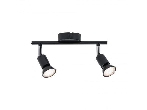 Paulmann Carolina, Overflateegnet, GU10, 2 ampuller, Antrasitt, Kromfarget