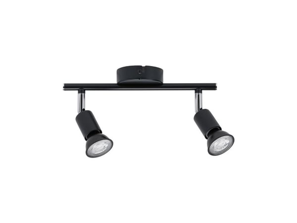 Paulmann Carolina, Overflateegnet, GU10, 2 ampuller, Antrasitt, Kromfarget
