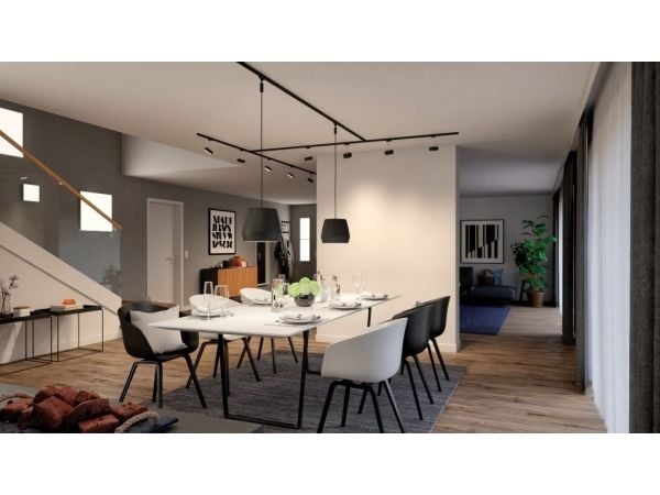 Paulmann Circle, Spotlight på skinne, LED, 5 W, 2700 K, 210 lm, Sort, Kromfarget