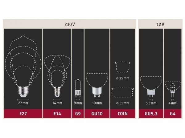 Paulmann 28874, 6,5 W, 44 W, GU5.3, 445 lm, 15000 timer