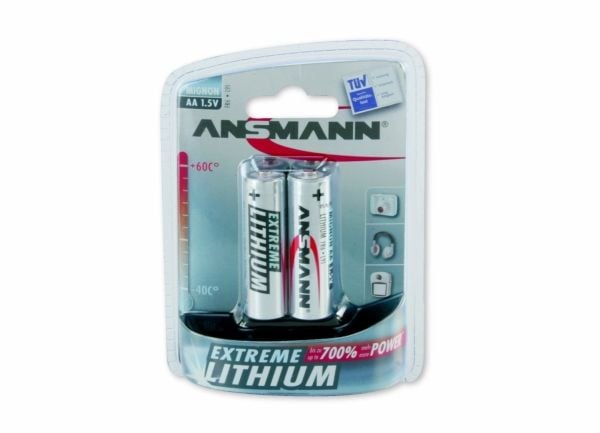 ANSMANN Mignon Extreme Lithium - Batteri 2 x AA - Li