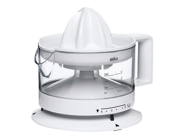 Braun Tribute Collection CJ 3000 - Sitruspresse - 350 ml - 20 W - hvit