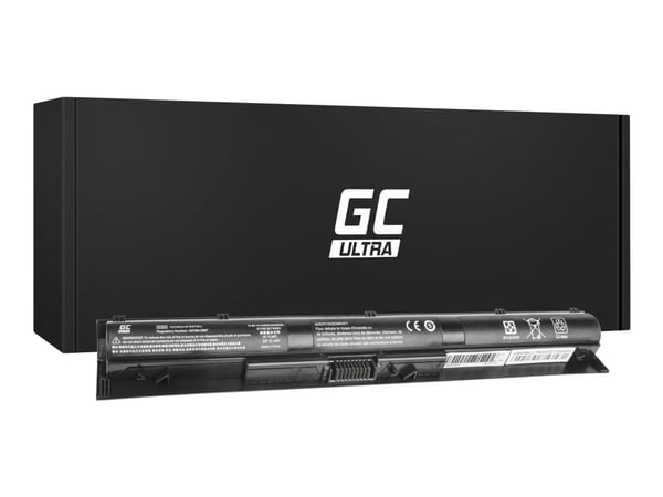 Green Cell ULTRA - Batteri til bærbar PC (tilsvarer: HP KI04) - litiumion - 4-cellers - 3400 mAh - svart - for HP Pavilion 15-abXXX, 17-gXXX