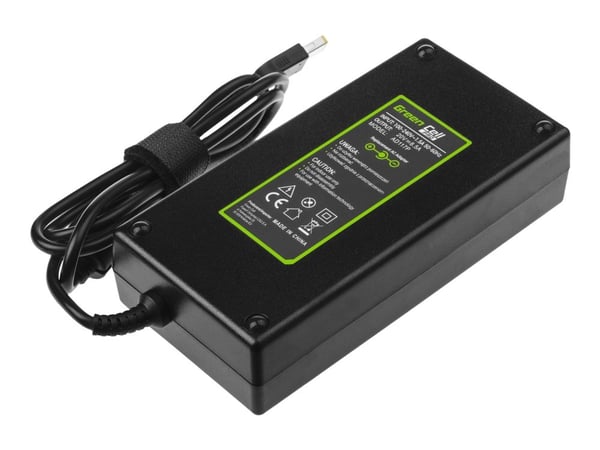 Green Cell PRO - Strømadapter - AC 100-240 V - 170 watt - svart - for Lenovo Legion Y530-15ICH 81FV, 81GT, 81LB; Y720-15IKB 80VR, 81CQ; ThinkPad P5...