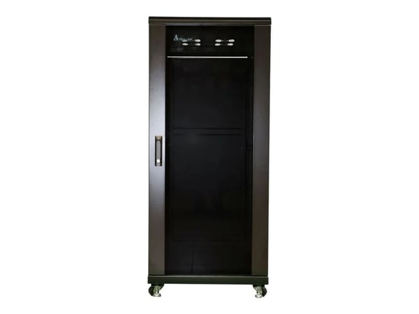 Extralink - Rack skap - 600x800 mm - står på gulv - svart - 32U - 19"