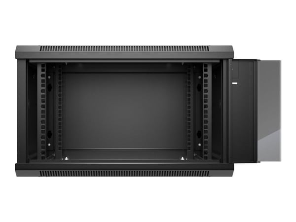 Netrack - Skap - veggmonterbar - svart - 6U - 19"