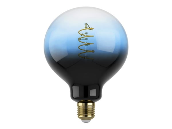 Eglo - LED-lyspære - form: G125 - E27 - 4 W - varmt hvitt lys - 2000 K - svart, bensin