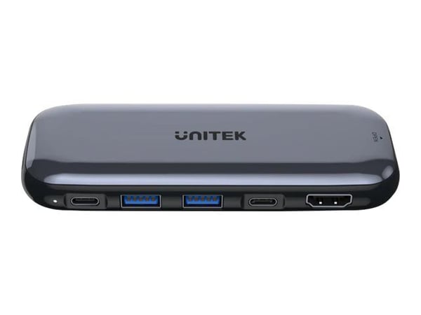 Unitek uHUB H6 - Dokkingstasjon - USB-C 3.2 Gen 2 - HDMI