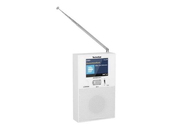TechniSat DigitRadio FLEX 2 - DAB-radio - 1.5 watt (Total) - hvit