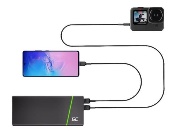 Green Cell GC PowerStream - USB-kaapeli - USB (han) til USB-C (han) - 2 m - lajittelu