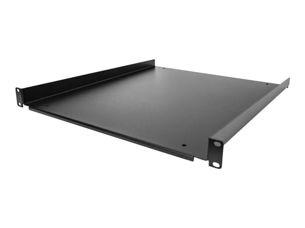 StarTech.com 1U-serverrackhylla - Universell fribärande serverhylla med rackfäste för 19-tums rack och skåp för nätverksutrustning - Hållbar design...