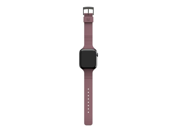 [U] Apple Watch Band 45mm/44mm/42mm, Series 7/6/5/4/3/2/1/SE - Aurora Dusty Rose - Klokkestropp for smart armbåndsur - antimikrobiell - støvet rosa...