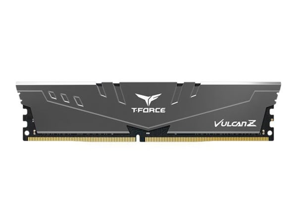 T-Force Vulcan Z - DDR4 - sett - 16 GB: 2 x 8 GB - DIMM 288-pin - 3200 MHz / PC4-25600 - CL16 - 1.35 V - ikke-bufret - ikke-ECC - grå
