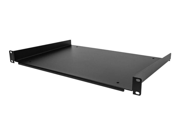 Startech 1U Fixed Server Rack Mount Shelf, 12in Deep Steel Universal Cantilever Tray for 19" AV/Data/Network Equipment Rack with Cage Nuts & Screws...