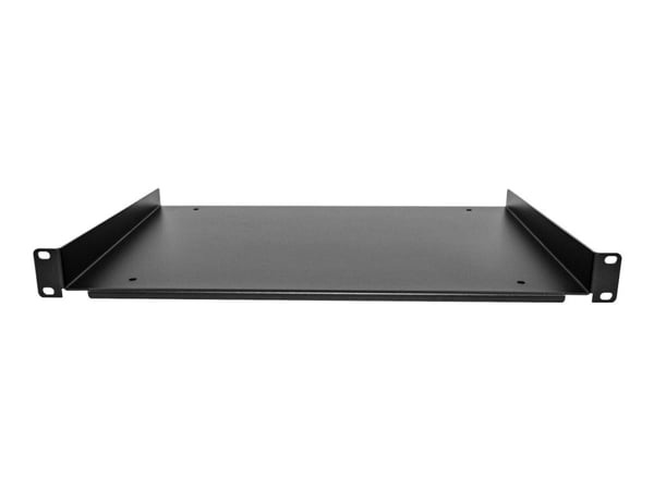 Startech 1U Fixed Server Rack Mount Shelf, 12in Deep Steel Universal Cantilever Tray for 19" AV/Data/Network Equipment Rack with Cage Nuts & Screws...