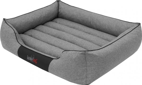 Hobbydog hundeseng Comfort, mørkegrå, str. XL