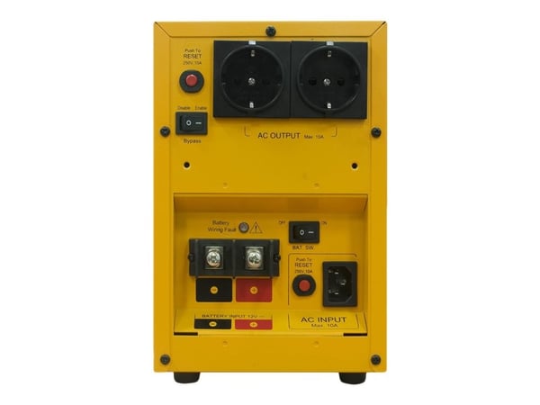 CyberPower CPS1000E - UPS - AC 220/230/240 V - 700 watt - 1000 VA - uten batteri - utgangskontakter: 2 - gul