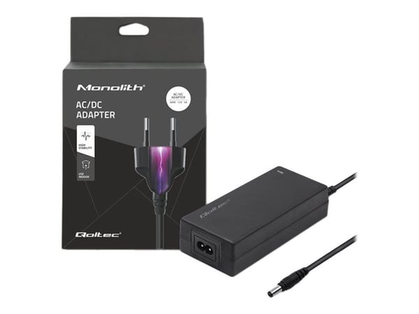 Qoltec - Strømadapter - 60 watt - 5 A (5,5 x 2,1 mm DC-jakk)