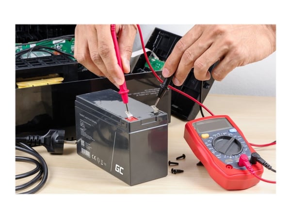 Green Cell - Alarm system battery - blysyre - 5.3 Ah - svart