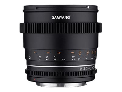 Samyang - Teleobjektiv - 85 mm - T1.5 VDSLR MK2 - Sony E-mount - för Sony Cinema Line; a VLOGCAM; a1; a1 II; a6700; a7 IV; a7 V; a7C II; a7CR; a7R ...