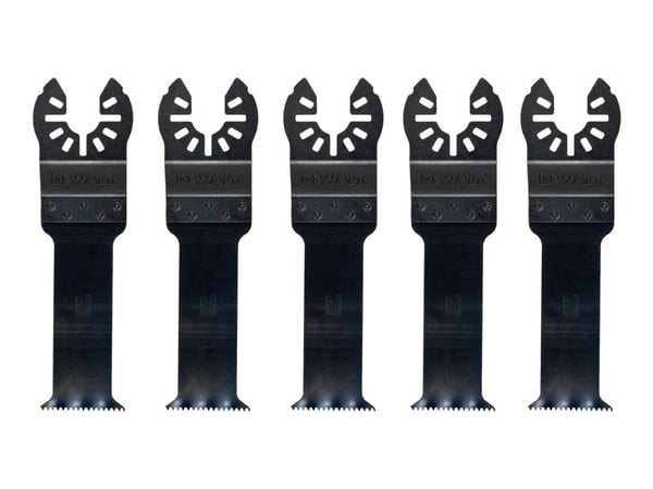 DeWALT - Syväleikkaussahanterä - muoville, kovapuulle, kipsilevyille - 5 kpl - leveys: 30 mm