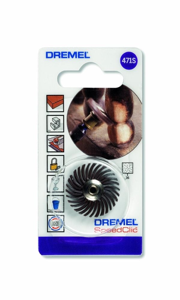 Dremel SLIBEBØRSTE 471S K36 GROV