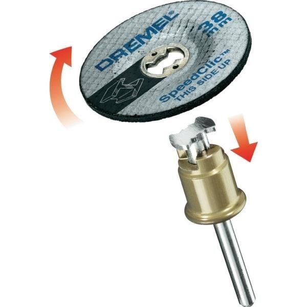 Dremel SC411, Slipeskive, Universell, Sort, 3 cm, 6 stykker